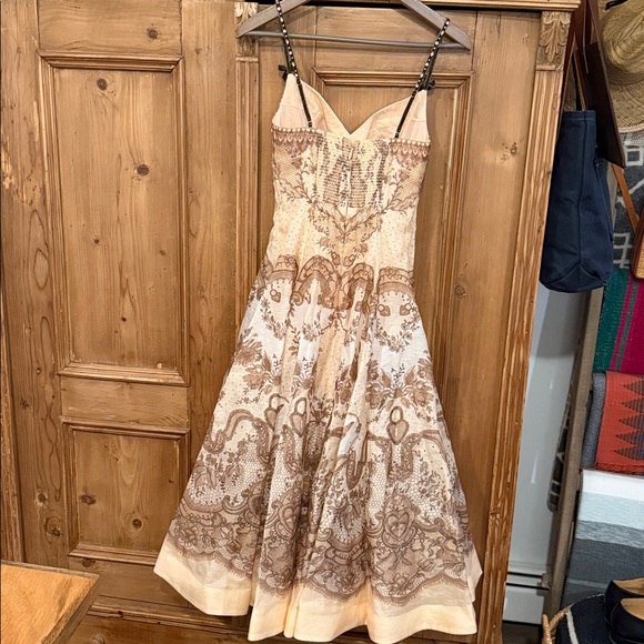 Zimmermann Crush Twist Front Midi Dress - Picture 11 of 15